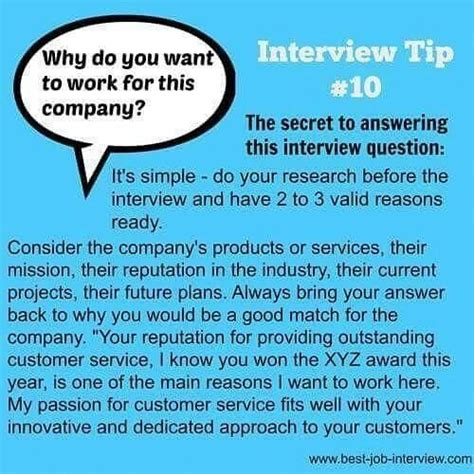 Heres How To Answer The Interview Question Why Do You Want To Work