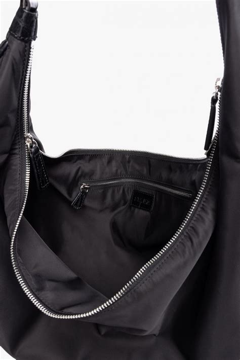 Shoulder Bags Large Nylon Sasha Bag Black Staud Resort Womens Naaliuu