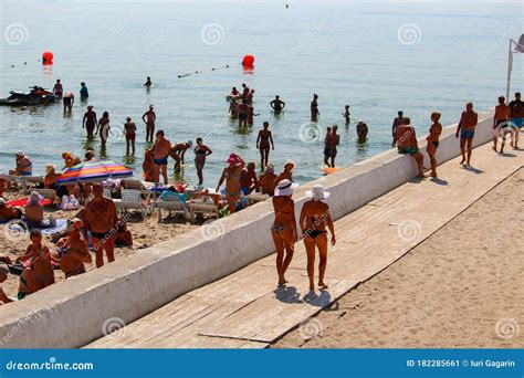 Odessa Ukraine People On The City Beach Editorial Photo Image Of Europe People
