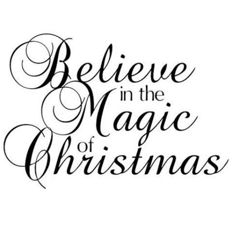 Everything Christmas Believe In The Magic Of Christmas Christmas Card
