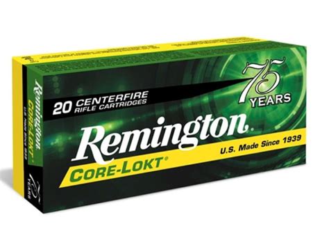 Remington Core Lokt 45 70 Government Ammo 405 Grain Reduced Pressure