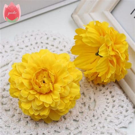 2020 cheap wholesale silk 6cm marigold artificial flower for wedding party home decoration