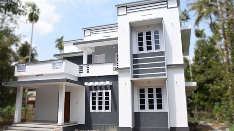 2000 Sq Ft 5bhk Contemporary Style Two Storey House And Free Plan