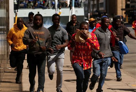 Zimbabwe Police Beat Protesters As Opposition Denounces Fascist Government