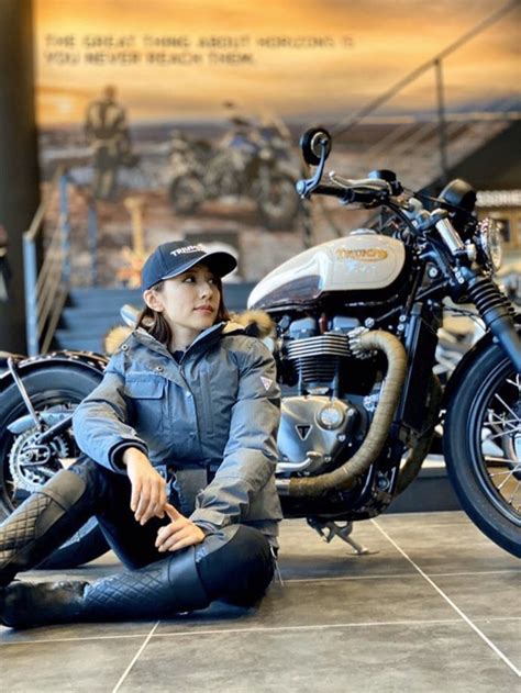 Nami Rides Her Motorcycle Triumph Nami Tamaki International