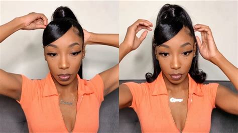 90s FLIPPED PONYTAIL HAIR TUTORIAL - YouTube in 2020 ...