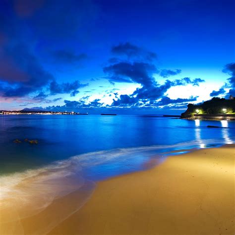 Wallpaper Sunlight Sunset Sea Bay Night Shore Reflection Sky