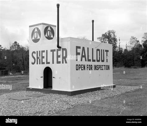 1950s Civil Defense Fallout Shelter Stock Photo Alamy