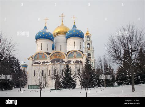 Russia Sergiev Posad City Trinity Lavra Of St Sergius Assumption