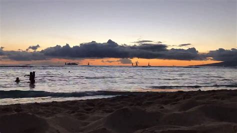 Kaimana Beach Sunset170924 Youtube