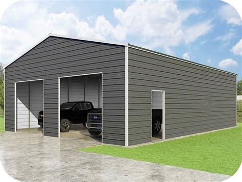 Versatube 30x40x12 Frontier Steel Garage Kit Fbm33040120529x9 Steel