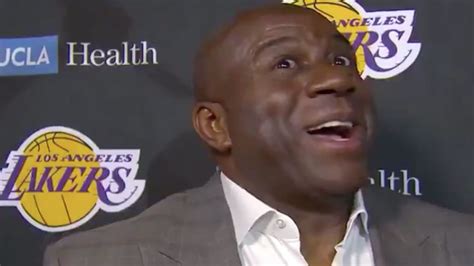 Magic Johnson I Aint Gonna Be Here Know Your Meme