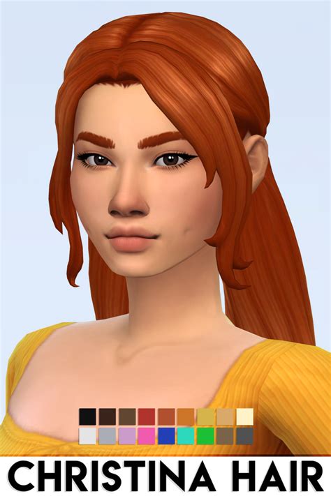 Imvikai Is Creating Sims 4 Custom Content Patreon Sims Hair Sims 4