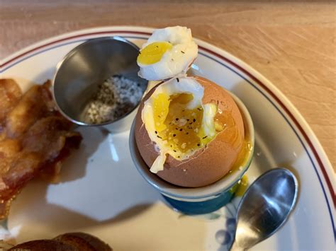 If still undercooked, turn egg over in container, cover, and microwave for another 10 seconds, or until cooked as desired. Recipe - How to boil an egg in the microwave | CookingBites Cooking Forum