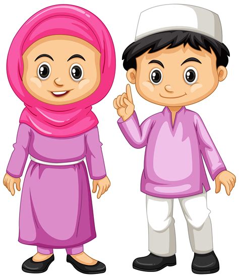 Muslim Cartoon Child Illustration Gambar Kartun Anak - vrogue.co