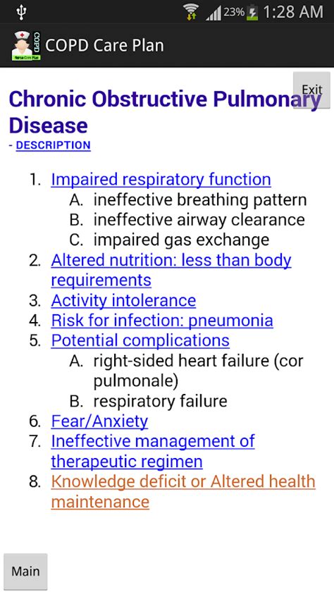 Provides knowledge base from which patient can make informed choices. Home Care Plan for COPD