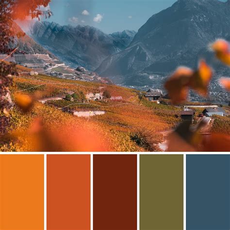 Color Palette Fall Color Palette Fall Fonts Fall Colors