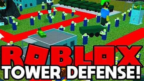 ROBLOX TOWER DEFENSE (TOWER BATTLES MINIGAME) - YouTube
