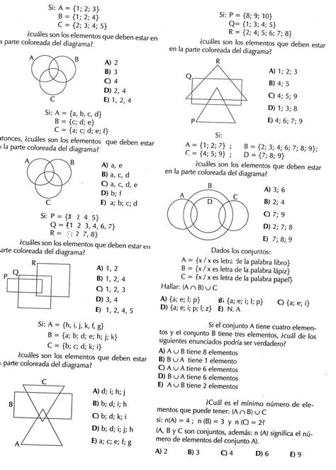 Ejercicios de español para todos los niveles ele. Razonamiento Lógico Matemático | PREPARATE PARA LA UNIVERSIDAD
