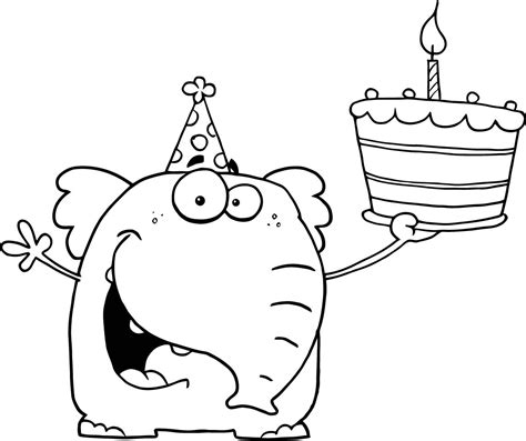 Seasons and celebrations coloring book. Birthday Monster Coloring Pages - Coloring Home