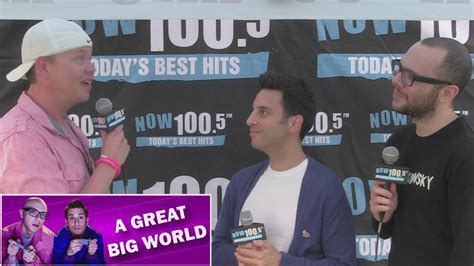 Doug Lazy Interviews A Great Big World At Breast Concert Ever 2018
