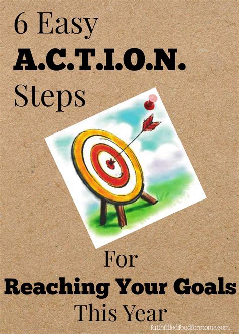 6 Easy Action Steps For Reaching Your Goals