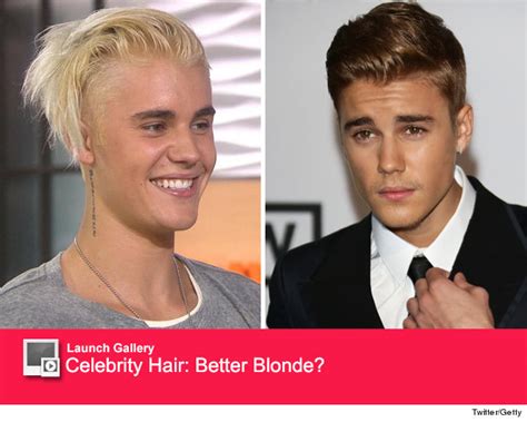 Justin Bieber Debuts Platinum Blonde Do Like The Look Toofab Com