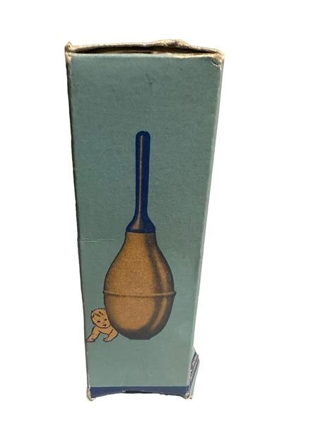 Vintage Davol Infant Rectal Syringe With Box Ebay
