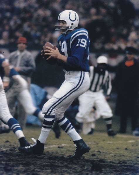 Johnny Unitas Baltimore Colts 1956 72 And San Diego Chargers 1973 Hof