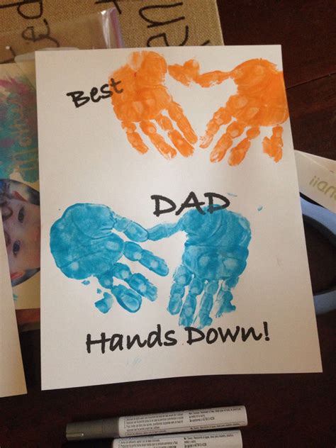 Father Day Craft Ideas Handprints ~ Milehighdesigns
