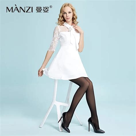 mz87267 manzi high quality fashion women s 200d natural satin sheer tights stirrup sex