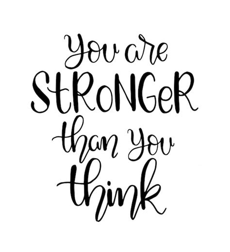 You Are Stronger Than You Think Svg