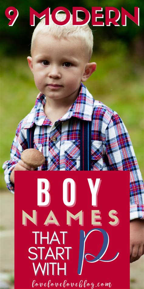 9 Modern Boy Names That Start With P With Meanings The Mom Love Blog