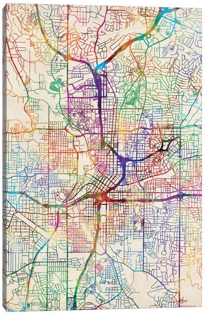 Atlanta Maps Canvas Wall Art Icanvas