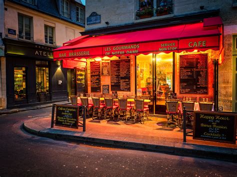 A Beautiful Cafe In Paris That I Discovered While Wandering One Evening