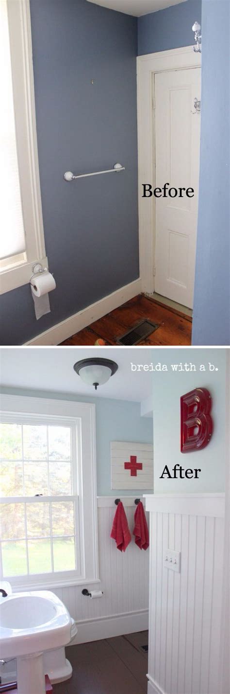 I love the clean and fresh new look. 37 Small Bathroom Makeovers. Before And After Pics | Diy ...