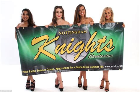 Nottingham University Cheerleaders Strip For Naked Charity Calendar