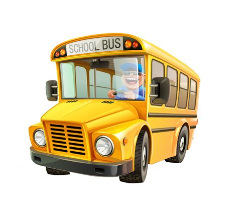 School Bus Cartoon School Bus Png Download 800717 Free