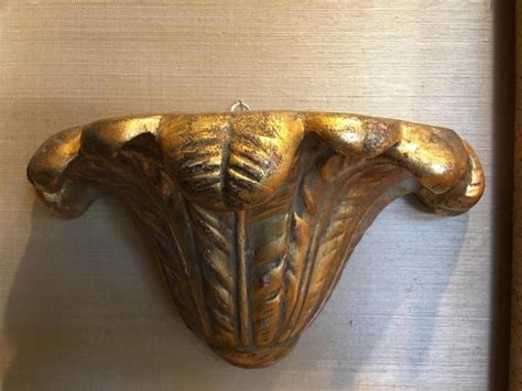 Discover anthropologie for a unique and modern variety of sconces. Pair of Gold Leaf Plaster Wall Sconces, Mid-20th Century ...