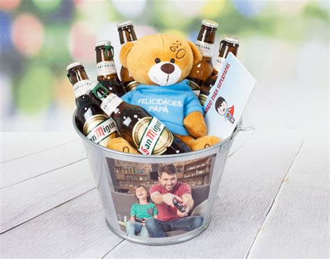 Crea regalos para padres, abuelos, tíos y toda la familia. Cubo de cerveza para padres personalizado