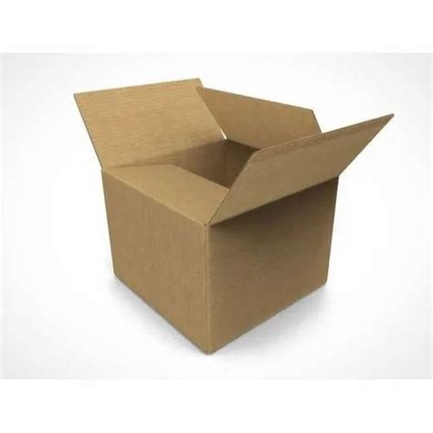 Kraft Paper Brown 7 Ply Corrugated Shipping Box For Packaging Size