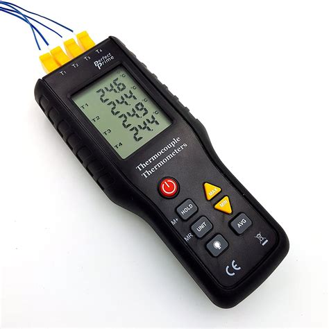 Perfect Prime Tc9815 4 Channel K Type Digital Thermometer Thermocouple