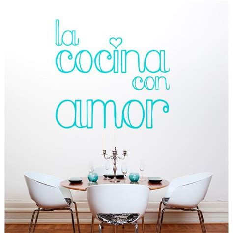 La cocina es una parte fundamental del hogar. Pin de Maria Jose Gomez en Vinilos para la cocina ...