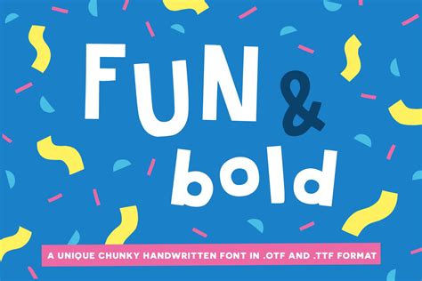 Fun And Bold Handwritten Font Stunning Sans Serif Fonts Creative Market