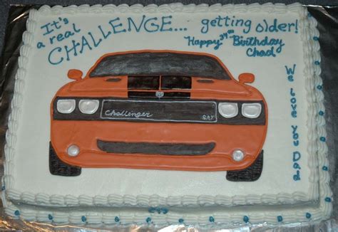 Challenger — Birthday Cakes Car Cake Car Cakes For Men Cakes For Men