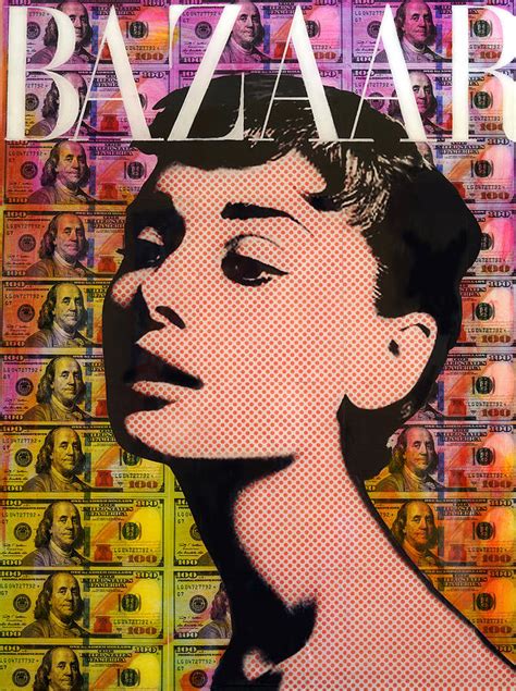 Audrey Hepburn Pop Art Magazine Cover Mixed Media By James Hudek