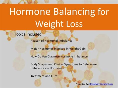 Hormone Balancing For Weight Loss Treatment
