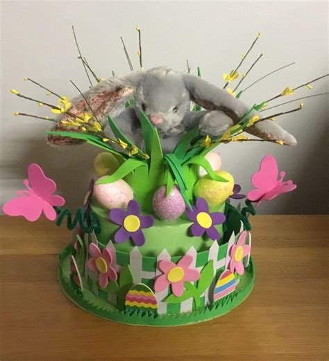 Handcrafted Easter Bonnet Bunny Garden Its My Favourite Time Of