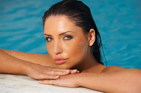 Beauty In Pool Stock Image Image Of Recreation Holiday 2554693