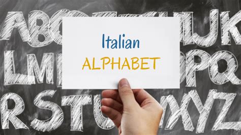Learn How To Spell Your Name With The Italian Alphabet